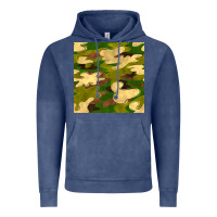 Vintage Denim camouflage seamless pattern Vintage Hoodie - BundleAndBundleShop