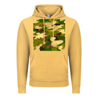 Vintage Mustard camouflage seamless pattern Vintage Hoodie - BundleAndBundleShop
