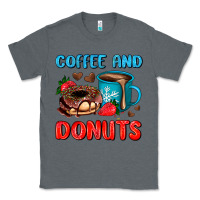 Charcoal Heather coffee and donuts Classic Tee - AdoDesignShop