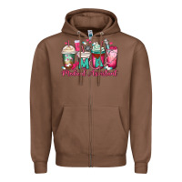 Chestnut ma medical assistant coffee cups Zipper Hoodie - MaliasSmallBusiness