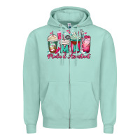 Seafoam ma medical assistant coffee cups Zipper Hoodie - MaliasSmallBusiness