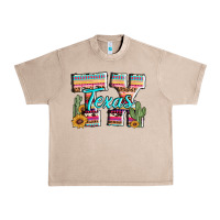 French Oak texas tx aztec cactus leopard Urban Heavy Tee - AdoDesignShop