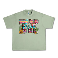 Oil Green texas tx aztec cactus leopard Urban Heavy Tee - AdoDesignShop