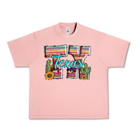 Salmon texas tx aztec cactus leopard Urban Heavy Tee - AdoDesignShop