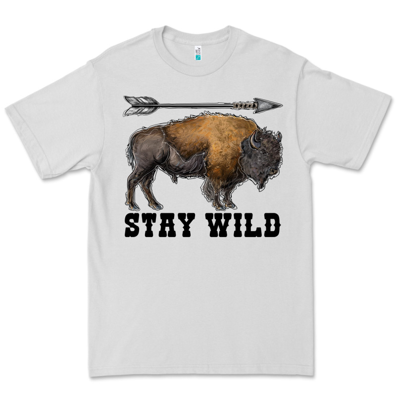 Stay Wild Bison Premium Tee by RanaPortraitStore | Teevron