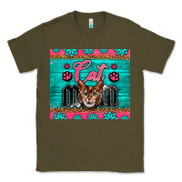 Army Green Western Bengal Cat Mom Classic Tee - LillyAllenDesigns