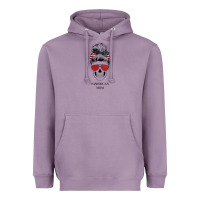 Lavender Glitter American Flag Patterned American Mom Skull Heavyweight Hoodie - Bettercallsaul