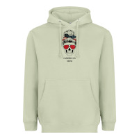 Matcha Glitter American Flag Patterned American Mom Skull Heavyweight Hoodie - Bettercallsaul