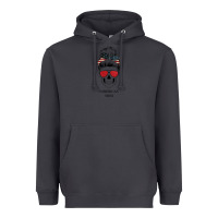 Smoke Glitter American Flag Patterned American Mom Skull Heavyweight Hoodie - Bettercallsaul