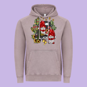 Farm Truck,noel Gnome Vintage Hoodie Designed By Jahusdesignshop
