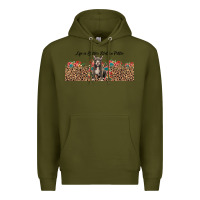 Army Green life is better with a pittie Premium Hoodie - JahusDesignShop