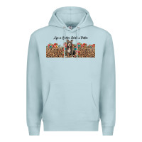 Blue Mist life is better with a pittie Premium Hoodie - JahusDesignShop