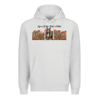 Dove Grey life is better with a pittie Premium Hoodie - JahusDesignShop