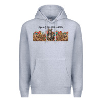 Heather Grey life is better with a pittie Premium Hoodie - JahusDesignShop