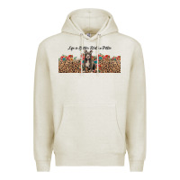 Oatmeal Heather life is better with a pittie Premium Hoodie - JahusDesignShop