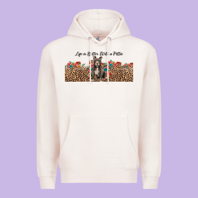 Life Is Better With A Pittie Premium Hoodie Designed By Jahusdesignshop