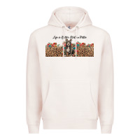 Pale Pink life is better with a pittie Premium Hoodie - JahusDesignShop
