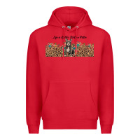 Red life is better with a pittie Premium Hoodie - JahusDesignShop