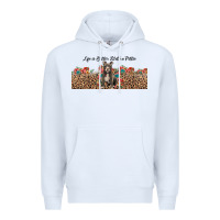 White life is better with a pittie Premium Hoodie - JahusDesignShop