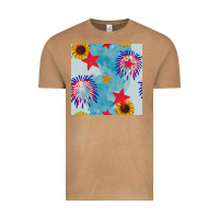 Vintage Camel patriotic fireworks and sunflower Vintage Tee - BundleAndBundleShop