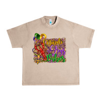 French Oak mardi gras vibes crawfish mask and fleur de lis Urban Heavy Tee - Artiststas