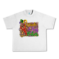 Lunar Rock mardi gras vibes crawfish mask and fleur de lis Urban Heavy Tee - Artiststas