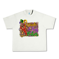 Pistachio mardi gras vibes crawfish mask and fleur de lis Urban Heavy Tee - Artiststas