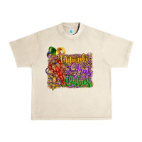 Sandshell mardi gras vibes crawfish mask and fleur de lis Urban Heavy Tee - Artiststas