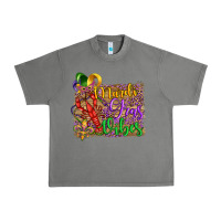 Tornado mardi gras vibes crawfish mask and fleur de lis Urban Heavy Tee - Artiststas