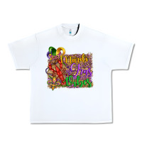 White mardi gras vibes crawfish mask and fleur de lis Urban Heavy Tee - Artiststas
