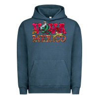 Pigment Midnight Navy Viva Mexico Urban Hoodie - HowdyJamesFarm