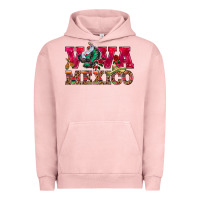 Pigment Salmon Viva Mexico Urban Hoodie - HowdyJamesFarm