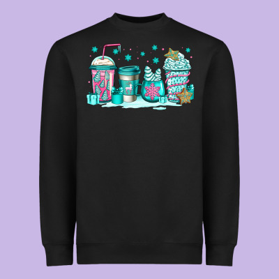 Winter Christmas Tree Cakes Coffee Heavyweight Sweatshirt Designed By Jasminsmagicworld