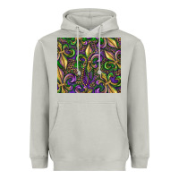 Moon Dust mardi gras fleur de lis Heavyweight Hoodie - RanaPortraitStore