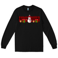 Black Christmas snowman Long Sleeve Tee - JahusDesignShop