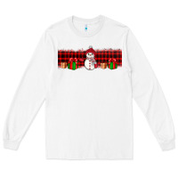 White Christmas snowman Long Sleeve Tee - JahusDesignShop