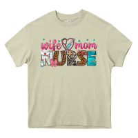 Mossy wife mom nurse Heavy Core Tee - texasbilliewilder