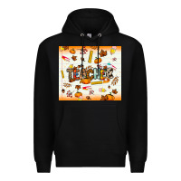 Black teacher fall Premium Hoodie - NancyCooperArtShop