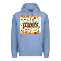 Colony Blue teacher fall Premium Hoodie - NancyCooperArtShop