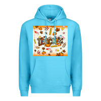 Ocean Blue teacher fall Premium Hoodie - NancyCooperArtShop