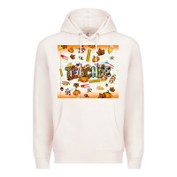 Pale Pink teacher fall Premium Hoodie - NancyCooperArtShop