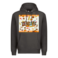 Smoke teacher fall Premium Hoodie - NancyCooperArtShop