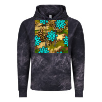Cloud Black camouflage leopard gemstone seamless pattern Vintage Hoodie - BundleAndBundleShop