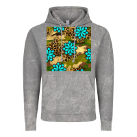 Cloud Rock camouflage leopard gemstone seamless pattern Vintage Hoodie - BundleAndBundleShop