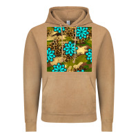 Vintage Camel camouflage leopard gemstone seamless pattern Vintage Hoodie - BundleAndBundleShop