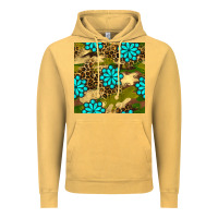 Camouflage Leopard Gemstone Seamless Pattern Vintage Hoodie | Teevron