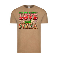 Vintage Coffee all you need is love and pizza Vintage Tee - AdoDesignShop