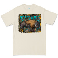 Bone stay wild aztec bison Premium Tee - RanaPortraitStore