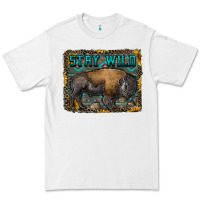 White stay wild aztec bison Premium Tee - RanaPortraitStore