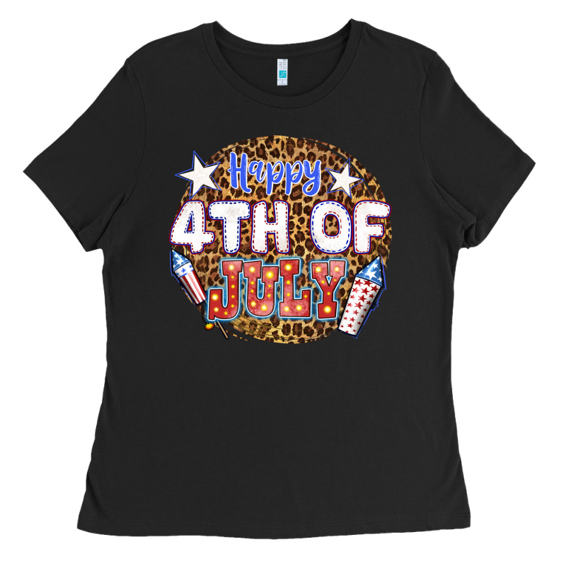 Happy 4th Of July Billie Wilder Ladies Tee by texasbilliewilder | Teevron